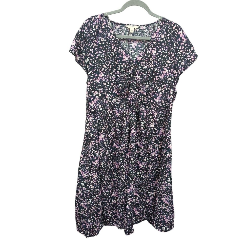 Terra And Sky Women's Dress Size 1X Purple/Black